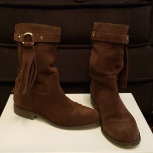 Michael Kors Brown Suede Boots